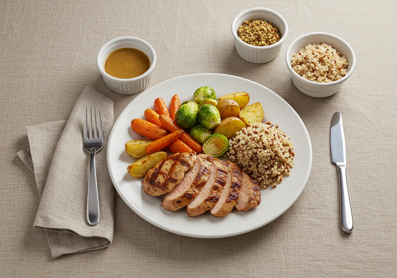 Mouthwatering recipes - dinner platter